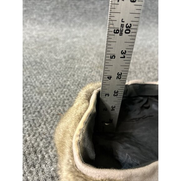 Vintage 1950s Ladies Hat M.E. Cain Hannigan Brockton Mass Fur Front Winter - Picture 8 of 8